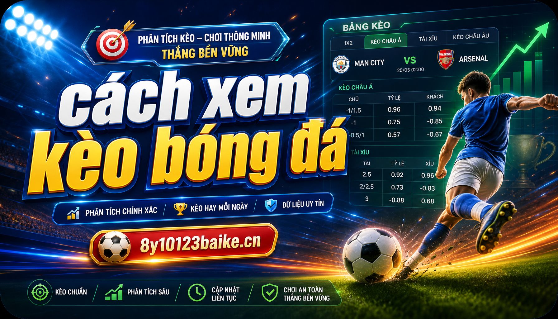 cách xem kèo bóng đá